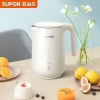 苏泊尔(SUPOR)SW-15S70A 电水壶电热水壶烧水壶开水壶煮水壶热水壶1.5L双层防烫304不锈钢全钢无缝
