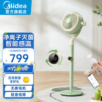 美的(Midea)空气循环扇直流变频遥控电风扇家用摇头电扇涡轮换气扇循环对流风扇落地扇 循环扇GDG24FG