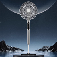 美的(Midea)直流变频遥控落地扇强风3级加速13米远距送风轻音柔风一级能效熏香驱蚊FSD40THR(线下同款)