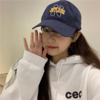 婕秘复古美式街头字母刺绣鸭舌帽休闲运动帽子女男简约遮阳春夏新款潮