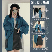 婕秘春秋季2021年新款韩系小个子盐系穿搭衬衫裙子时尚炸街两件套装女