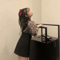 婕秘赫本风套装女2020夏季新款小个子洋气法式小众复古两件套连衣裙女