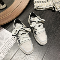 婕秘厚底板鞋小白鞋女2022春秋新款ins潮百搭休闲运动鞋原宿港风韩版