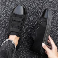 婕秘鞋子男夏季透气帆布鞋韩版潮流百搭网红潮鞋青少年休闲板鞋