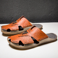 婕秘向槐夏季特新款拖鞋室外沙滩凉鞋牛筋底休闲半拖潮男