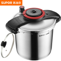 苏泊尔巧易开悦提压力快锅/YW223BB1适合5-7人 22cm 7L附玻璃盖