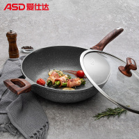爱仕达ASD 炒锅钛晶石不粘锅炒菜锅32cm 电磁炉燃煤气通用平底 CL32Z1Q