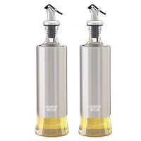 康巴赫(KBH)按压式玻璃防漏油壶300ml/KZP-Y300