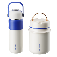 贝洛可克莱因蓝-真空保温两件套BK150(焖烧杯600ml&保温杯500ml)