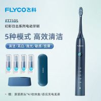 飞科(FLYCO)电动牙刷成人情侣款送男女朋友生日新年情人节礼物深度清洁智能声波软毛牙刷FT7105深海蓝