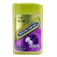 绿箭 无糖薄荷糖黑加仑子味瓶装20粒装12g