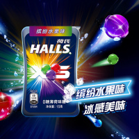 荷氏0糖薄荷味糖缤纷水果味15g