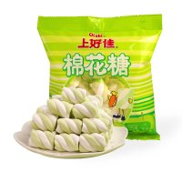 上好佳 棉花糖 80g 绿苹果味