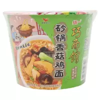 巧面馆砂锅香菇鸡桶面102g
