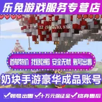 奶块成品账号豪华永久多传说高阶物资装备坐骑手游成品