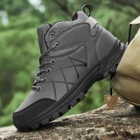 迪鲁奥(DILUAO)2021秋冬新款中年爸爸鞋户外高帮登山鞋男士休闲透气旅游鞋运动耐磨徒步鞋潮ABCYEEF