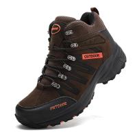 迪鲁奥(DILUAO)登山鞋徒步防水防滑秋冬季旅游户外高帮靴运动鞋休闲40-50岁男士爸爸工装鞋舒适悦舒锐老人鞋ABCY
