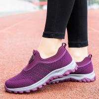 迪鲁奥(DILUAO)老人鞋女鞋春秋季男爸爸妈妈中老年健步鞋运动休闲软底女防滑平底旅游鞋舒适悦老人鞋