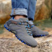迪鲁奥(DILUAO)秋冬新款登山鞋男情侣户外鞋系带徒步鞋防滑耐磨越野跑鞋舒适悦舒锐九