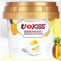 优可思118g菠萝果肉炖奶布丁