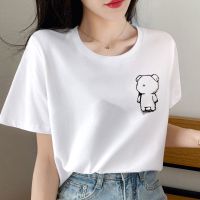 2021夏季女短袖纯白色T恤女休闲半袖女装上衣打底衫圆领短袖恋泽芯