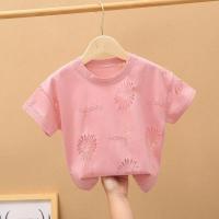 女童夏季镂空短袖T恤儿童2021男童韩版时尚网红上衣打底衫潮恋泽芯