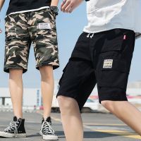 短裤男士夏季韩版潮流工装休闲5五分裤宽松7七分裤潮牌中裤子恋泽芯