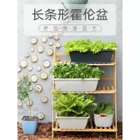 挂起来的长条长方形养花种菜神器家庭阳台壁挂花盆塑料霍伦盆种植