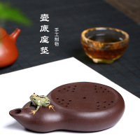 壶拖紫砂宜兴原矿手工壶承茶壶底座垫处理葫芦茶具