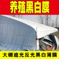 大棚黑白膜 养殖黑白膜隔热降温加厚抗老化养鸡鸭猪食用菌反光大棚膜