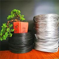 软铝线盆景造型用盆景制作整形蟠扎铝丝扎丝定型材料黑色铝条园艺
