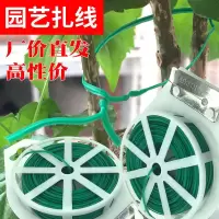 园艺铁丝扎线 爬藤绑扎铁线葡萄枝条固定DIY捆扎带绿色包胶铁丝线
