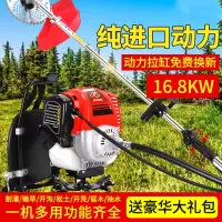 割草机四冲程背负式割草机汽油小型家用割灌木农用除草开荒