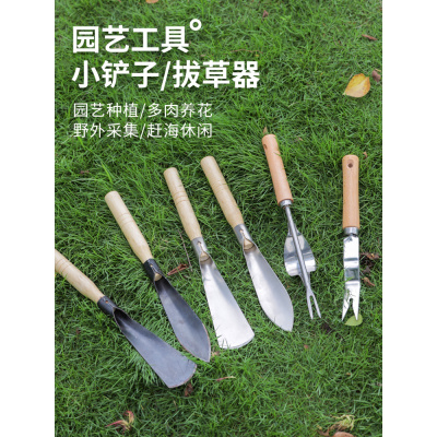 小铲子园林艺挖野菜铁铲大蒜种花养花工具赶海家农用种菜工具多肉