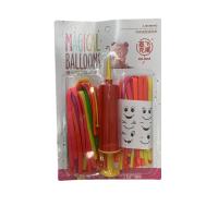 飞猪麦克40个魔术气球+1个打气筒卡板装DY089