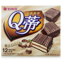 L.好丽友Q蒂榛子巧克力味12枚336g