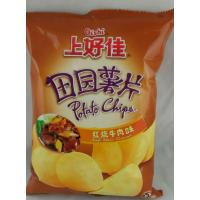 L.上好佳田园薯片(红烧牛肉味)80g