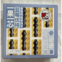 Y.一果一芯蓝莓优格果酱味曲奇饼干