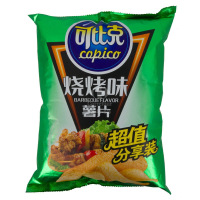 可比克烧烤味薯片135g