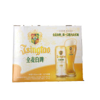 青岛全麦白啤礼盒500mlX10/盒