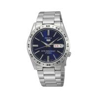 [官方正品]精工SEIKO 男士手表5号系列商务经典 时尚气质蓝色表盘50米防水自动机械手表 SNKD99