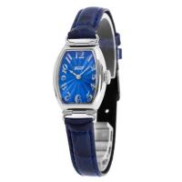 天梭(TISSOT)女士 Heritage 皮革蓝色表盘时尚百搭石英手表T128.109.16.042.00