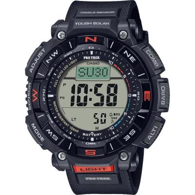 卡西欧(CASIO) Pro Trek 三传感器 PRG340 简约时尚防水男士石英手表