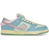 耐克NIKESB DunkLowVerdyVisty毛绒拼接多彩低帮休闲鞋