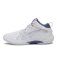 亚瑟士(ASICS)跑步鞋女鞋透气缓震稳定支撑训练鞋白色蓝色标准版