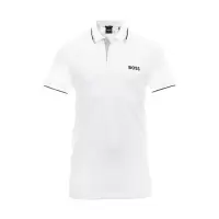Hugo Boss男士速干透气短袖POLO衫 休闲舒适面料运动T恤