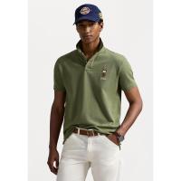 Ralph lauren修身熊头POLO衫男短袖简约直筒正常长度休闲百搭绿