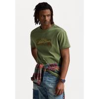 Ralph lauren刺绣直筒常规款圆领短袖T恤男树绿色