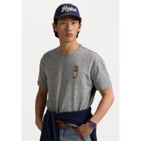 Ralph lauren圆领灰色条纹直筒常规款短袖T恤