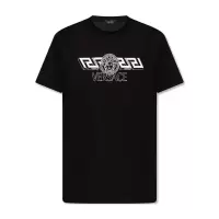 Versace 时尚酷炫潮流圆领长袖男款 T 恤简约经典户外运动休闲日常通勤